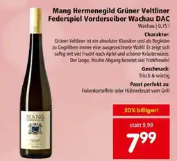 Interspar Mang Hermenegild Grüner Veltliner Federspiel Vorderseiber Wachau DAC Angebot