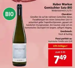 Interspar Huber Markus Gemischter Satz BIO Angebot