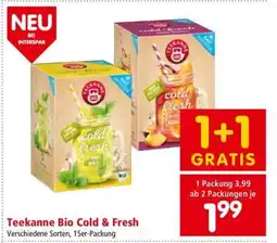 Interspar Teekanne Bio Cold & Fresh Angebot