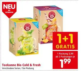 Interspar Teekanne Bio Cold & Fresh Angebot