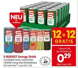 Interspar S-BUDGET Energy Drink Angebot