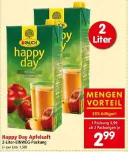 Interspar Happy Day Apfelsaft Angebot