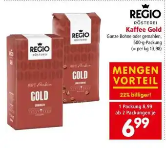 Interspar REGIO RÖSTEREI Kaffee Gold Angebot