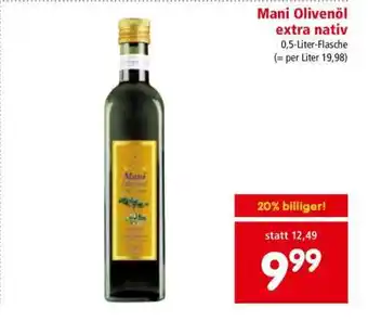 Interspar Mani Olivenöl extra nativ Angebot