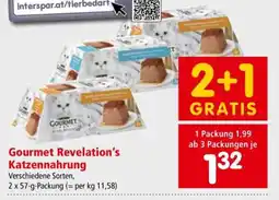 Interspar Gourmet Revelation's Katzennahrung Angebot