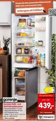 Interspar gorenje Kühl- und Gefrierkombination Angebot