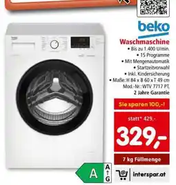 Interspar Waschmaschine Angebot