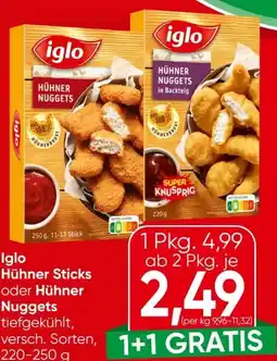 Spar Iglo Hühner Sticks Angebot