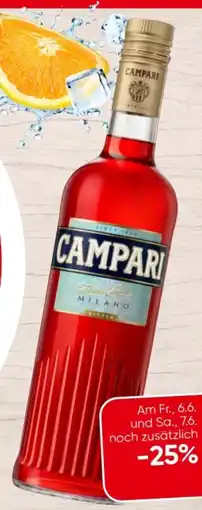 Spar Campari Bitteraperitif Angebot