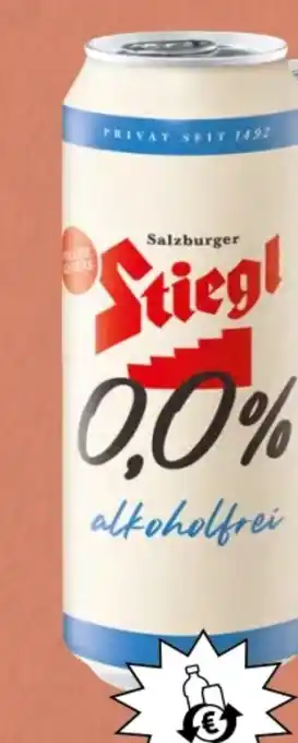 Spar Stiegl Biere 0,0% Alkoholfrei Angebot
