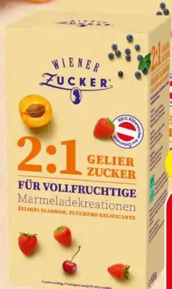Spar Wiener Zucker Gelierzucker 2:1 Angebot