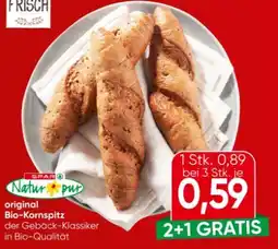 Eurospar Spar Natur pur Original Bio-Kornspitz Angebot