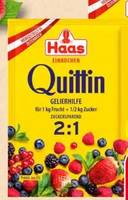 Spar Haas Quittin Gelierhilfe Angebot