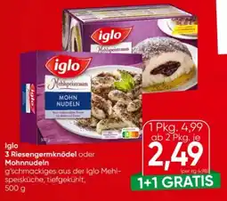 Eurospar Iglo Riesengermknödel Angebot