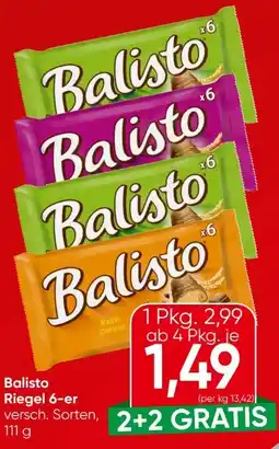 Eurospar Balisto Schokoriegel Angebot