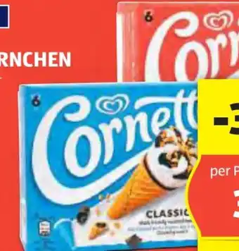Hofer Cornetto Waffelhörnchen Erdbeere Angebot