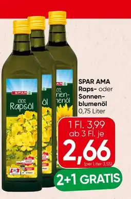 Spar Spar Rapsöl Angebot