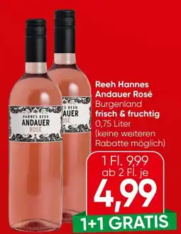 Spar Weingut Hannes Reeh Andauer Rosé Angebot