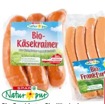 Eurospar Spar Natur pur Bio-Käsekrainer Angebot