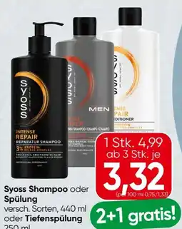 Spar Syoss Shampoo Angebot