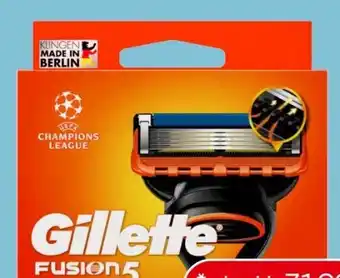 Eurospar Gillette Systemklingen-Apparat Fusion5 Angebot