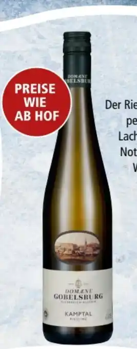 Interspar Domäne Gobelsburg Riesling Kamptal Angebot