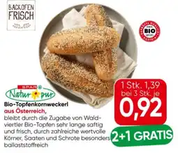 Eurospar Spar Natur pur Bio-Topfenkornweckerl Angebot