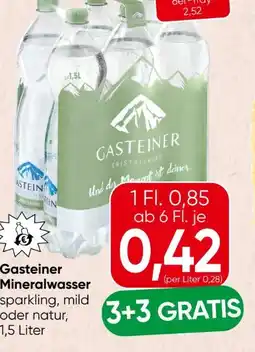 Spar Gasteiner Mineralwasser Angebot