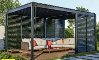 Hofer Lamellenwand für Pergola Angebot