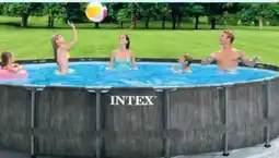 Hofer Intex Frame-Pool-Set Prism Greywood Angebot