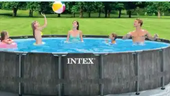 Hofer Intex Frame-Pool-Set Prism Greywood Angebot