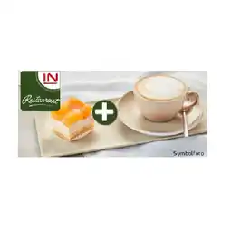 Interspar Kleine Marillenfruchtschnitte mit einem Cappuccino INTERSPAR Angebot