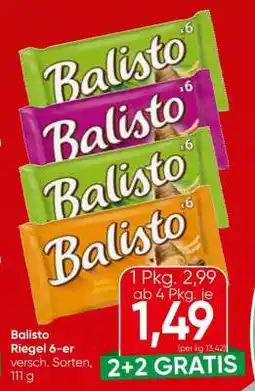 Eurospar Balisto Riegel 6-er Angebot