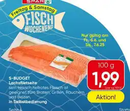 Eurospar S-BUDGET Lachsfiletseite Angebot