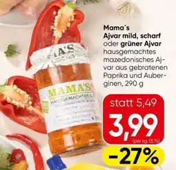 Eurospar Mama's Ajvar mild, scharf oder grüner Ajvar Angebot