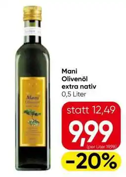Eurospar Mani Olivenöl extra nativ Angebot