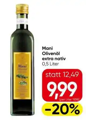 Eurospar Mani Olivenöl extra nativ Angebot