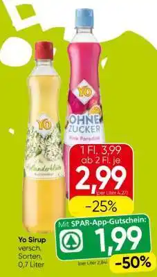 Eurospar YO Sirup Angebot