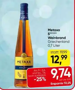 Eurospar Metaxa 5 Angebot