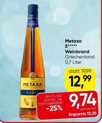 Eurospar Metaxa 5 Angebot