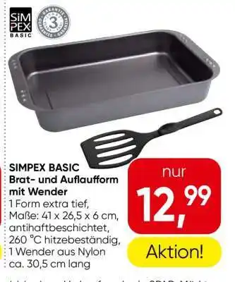 Eurospar SIMPEX BASIC Brat- und Auflaufform mit Wender Angebot