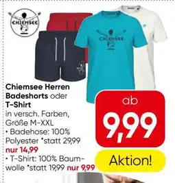 Eurospar Chiemsee Herren Badeshorts oder T-Shirt Angebot