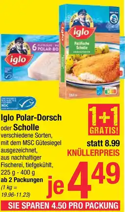Maximarkt Iglo polar-dorsch oder scholle Angebot
