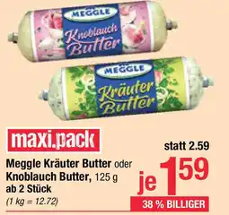 Maximarkt Meggle kräuter butter oder knoblauch butter Angebot