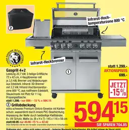Maximarkt Gasgrill 4+2 Angebot