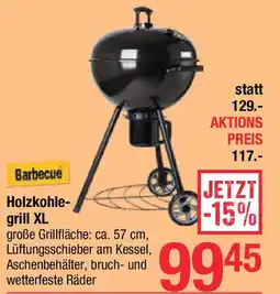 Maximarkt Holzkohle- grill XL Angebot