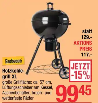 Maximarkt Holzkohle- grill XL Angebot