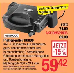 Maximarkt Plattengriller hg600 Angebot