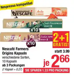 Maximarkt Nescafé farmers origins kapseln Angebot