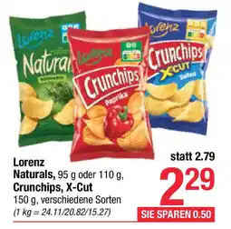Maximarkt Lorenz natural, crunchips, x-cut Angebot